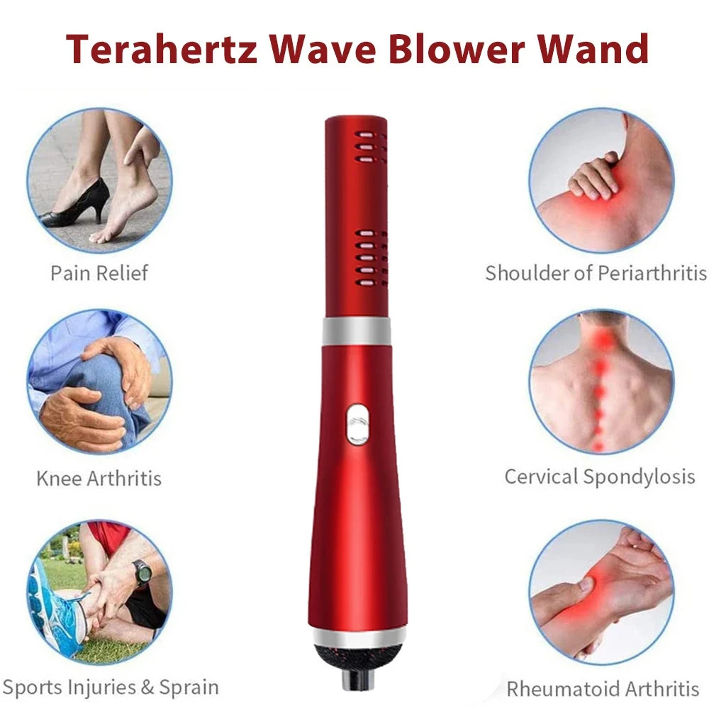 Terahertz Blower Device Light Magnetic Healthy Hair Dryer Physiotherapy Machine Body Care Pain Relief Electric Hair Blowers Wand 240624