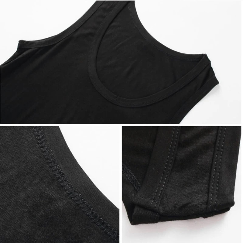 4XL 5XL 6XL Plus Size Mens Tank Top Vest Cotton Sleeveless T Shirt Bodybuilding Undershirts Oneck Tanks Tops 240626