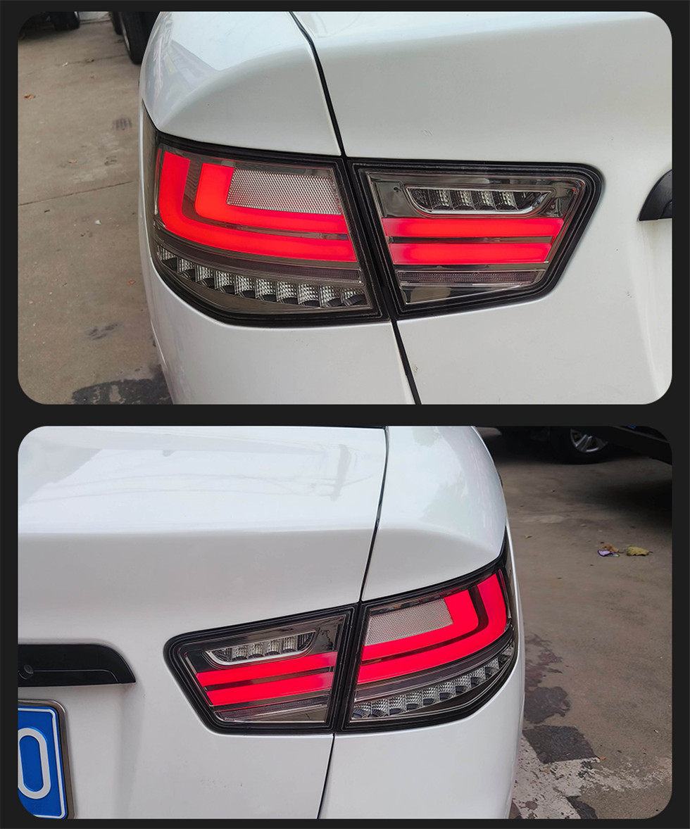 Car Taillight for Kia Forte 2009-2014 cerato LED Signal Tail Lights Assembly DRL Rear Reverse Brake Light Accessories