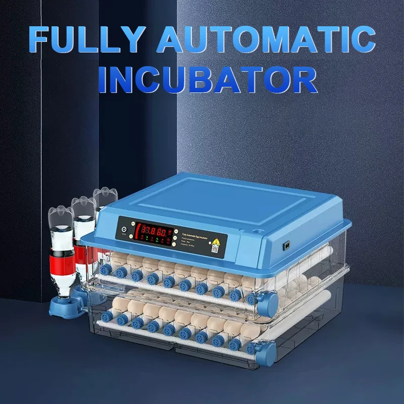 24 Eggs Incubator With Drawer Type Mini Egg Incubator With Automatic Water Ionic Waterbed Replenishment And Temperature Control