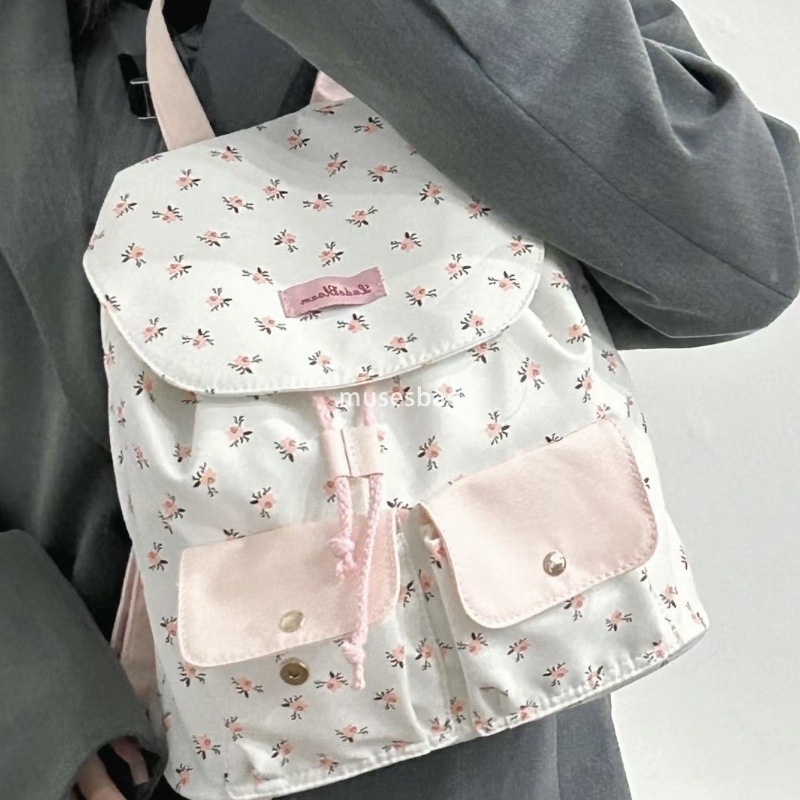 High value women's high-end fashion large capacity simple canvas versatile backpack new niche girl lightweight backpack student commuting bag