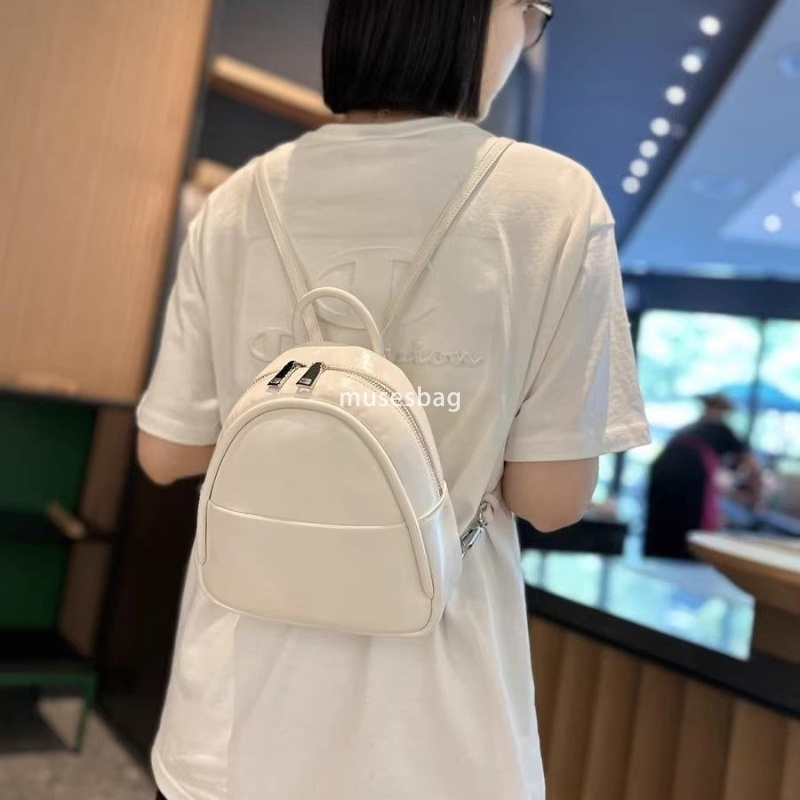 Advanced Women's Fashionable Outgoing New Fashion and Casual Versatile Backpack School Bag Commuter Backpack Small and Practical Single Shoulder 