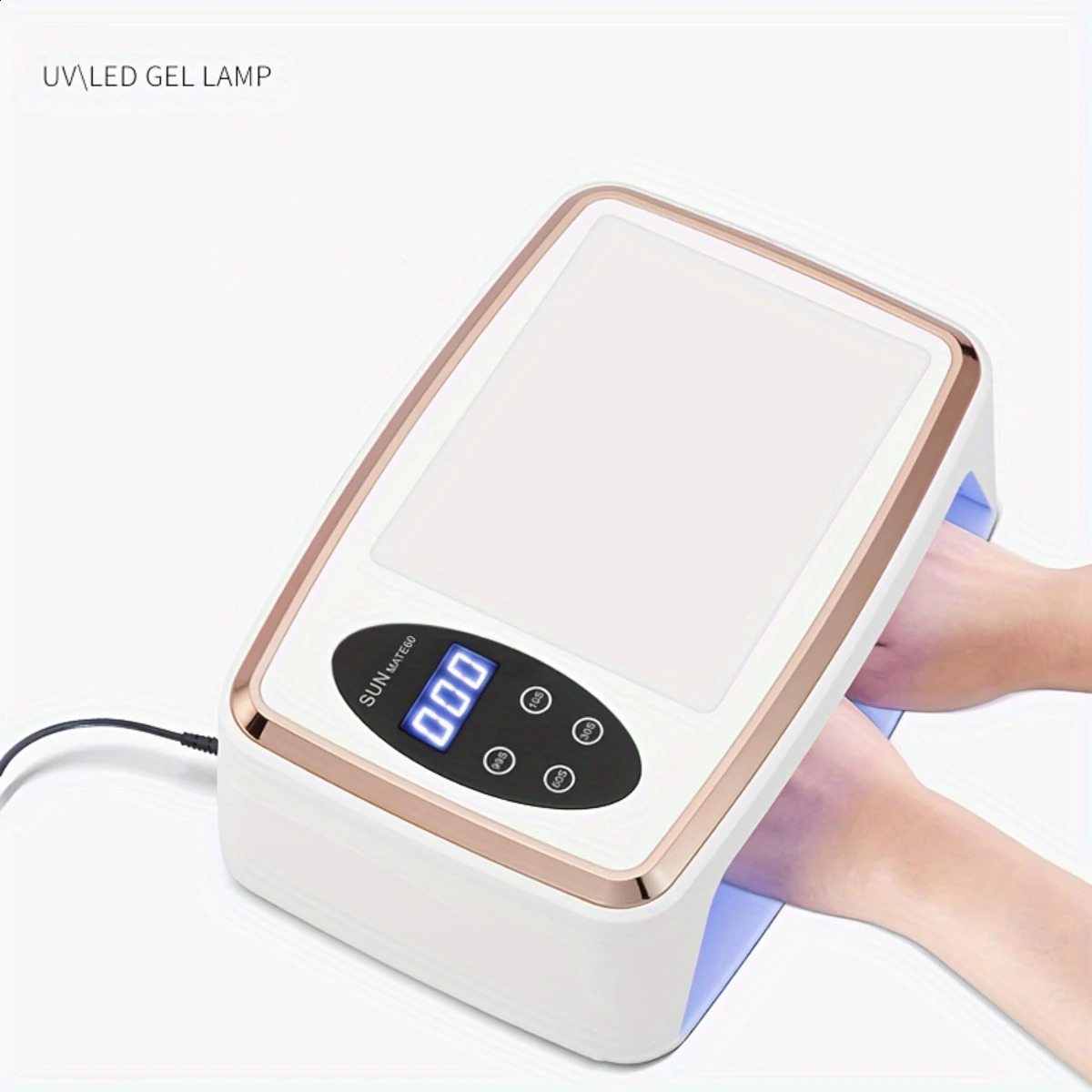 380W Professional Nail Dryer 90 Leds Nail Dryer UV Lamp for Curing All Gel Nail Polish Motion Sensing Manicure Pedicure 240701