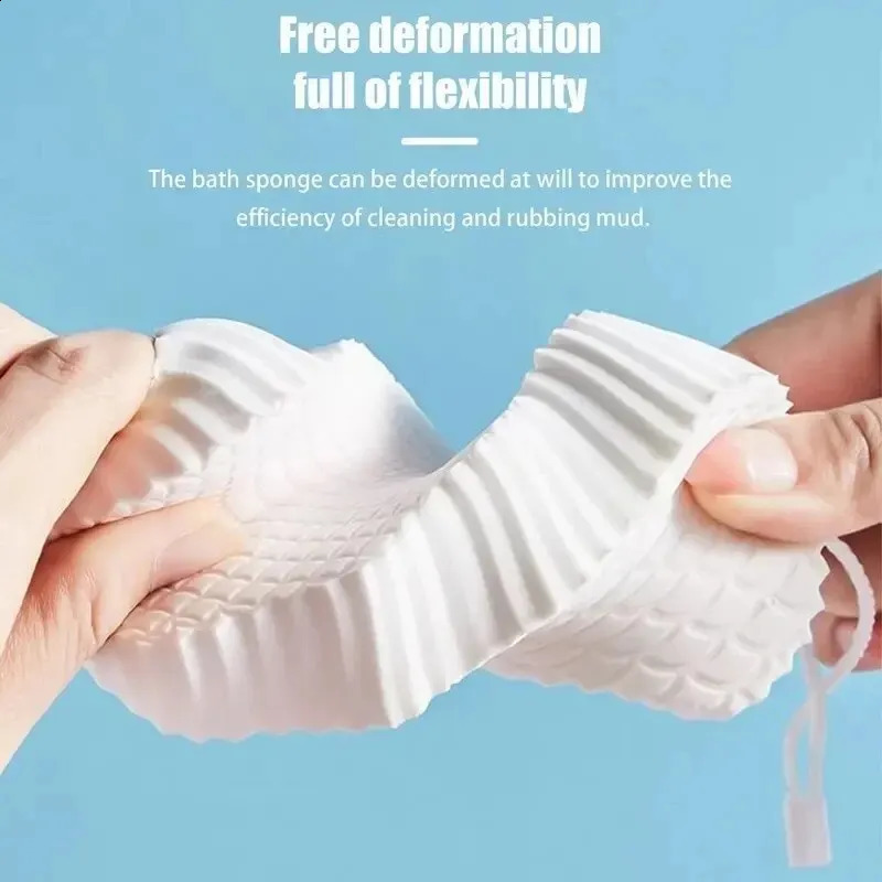 Soft Exfoliating Shower Sponge Shower Brush Body Skin r Exfoliator 1 Pc. 240701