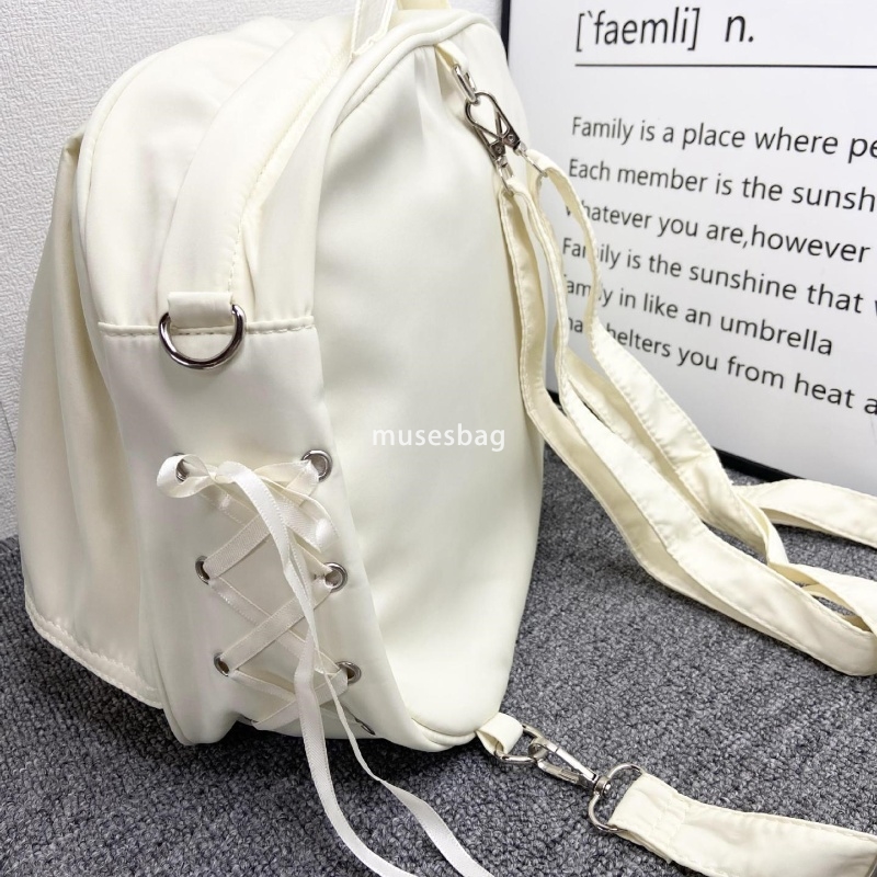 Designer Women's High Quality Simple Large Capacity Cute Curtains Doll Pain Bag New Casual and Lightweight Student Backpack Single Shoulder Commu