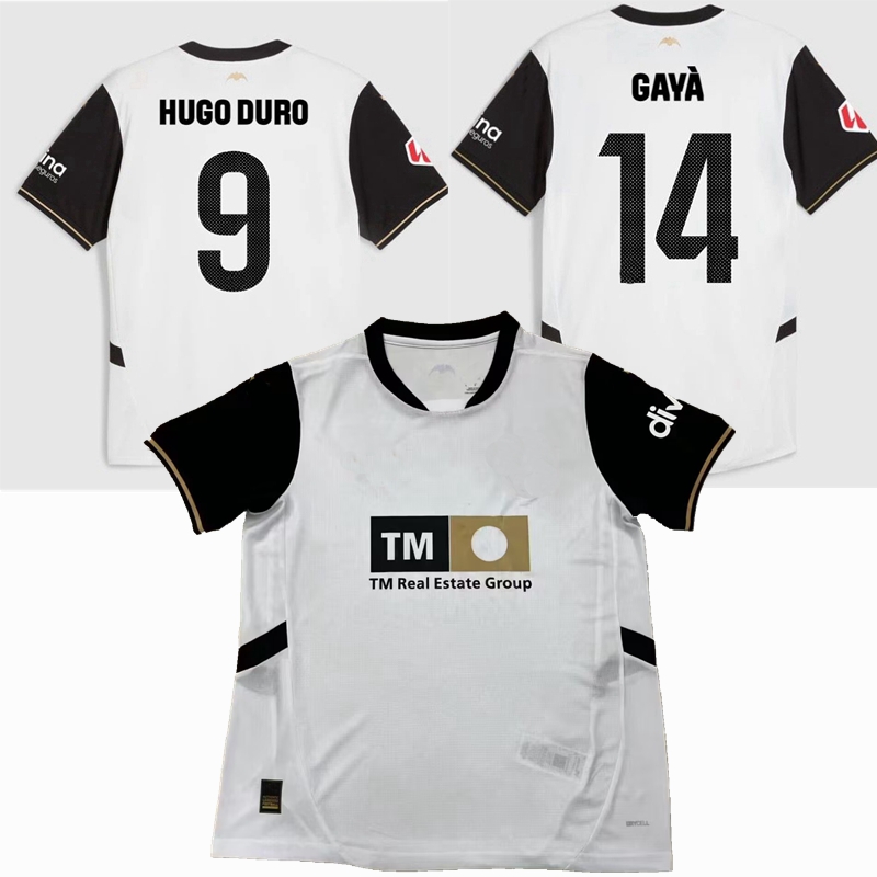 2024 2025 Valencia HUGO DURO Soccer Jerseys JAVI GUERRA CANOS MARCOS ANDRE S.CASTILLEJO GAYA A.ALMEIDA HUGO G. PEPELU M.DIAKHABY FRAN PEREZ 24 25 football shirt
