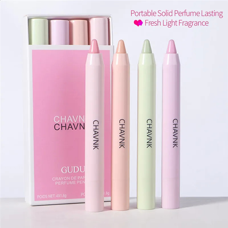 1PC Portable Solid Perfume Easy To Carry Lasting Fresh Light Fragrance Stay Long Fragrance Portable Solid Stick Perfume 240701