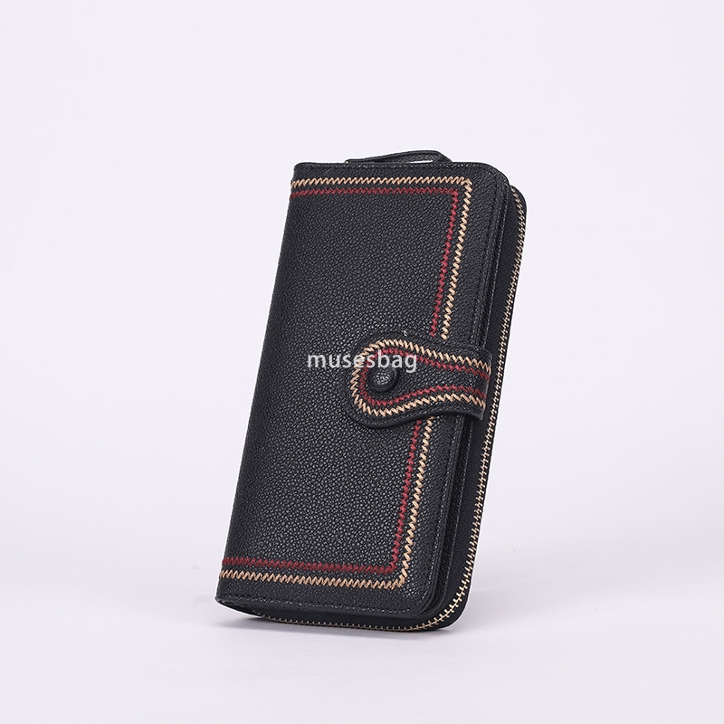 Designer Women's High end New Handbag Soft Face Wallet Zipper Lightweight Multi functional Phone Bag Casual Handbag Key PU Long Zero Wallet