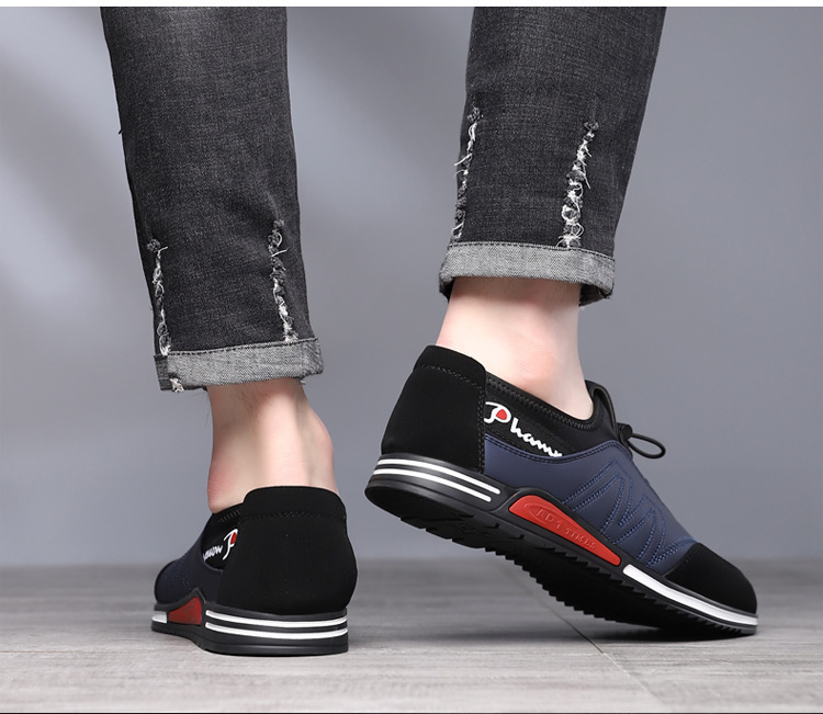 2024 spring new low-top fashion trend lace-up business casual leather shoes leather surface breathable invisible height-increasing men's shoes