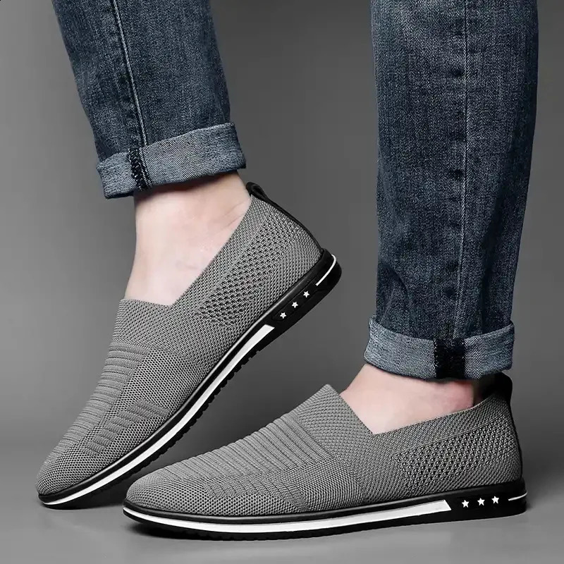 Mens Shoes Autumn Fashion Male Loafers Light Flats Breathable Men Casual Shoes Trendyol Shoe Man Chaussure Homme Sapato 240702