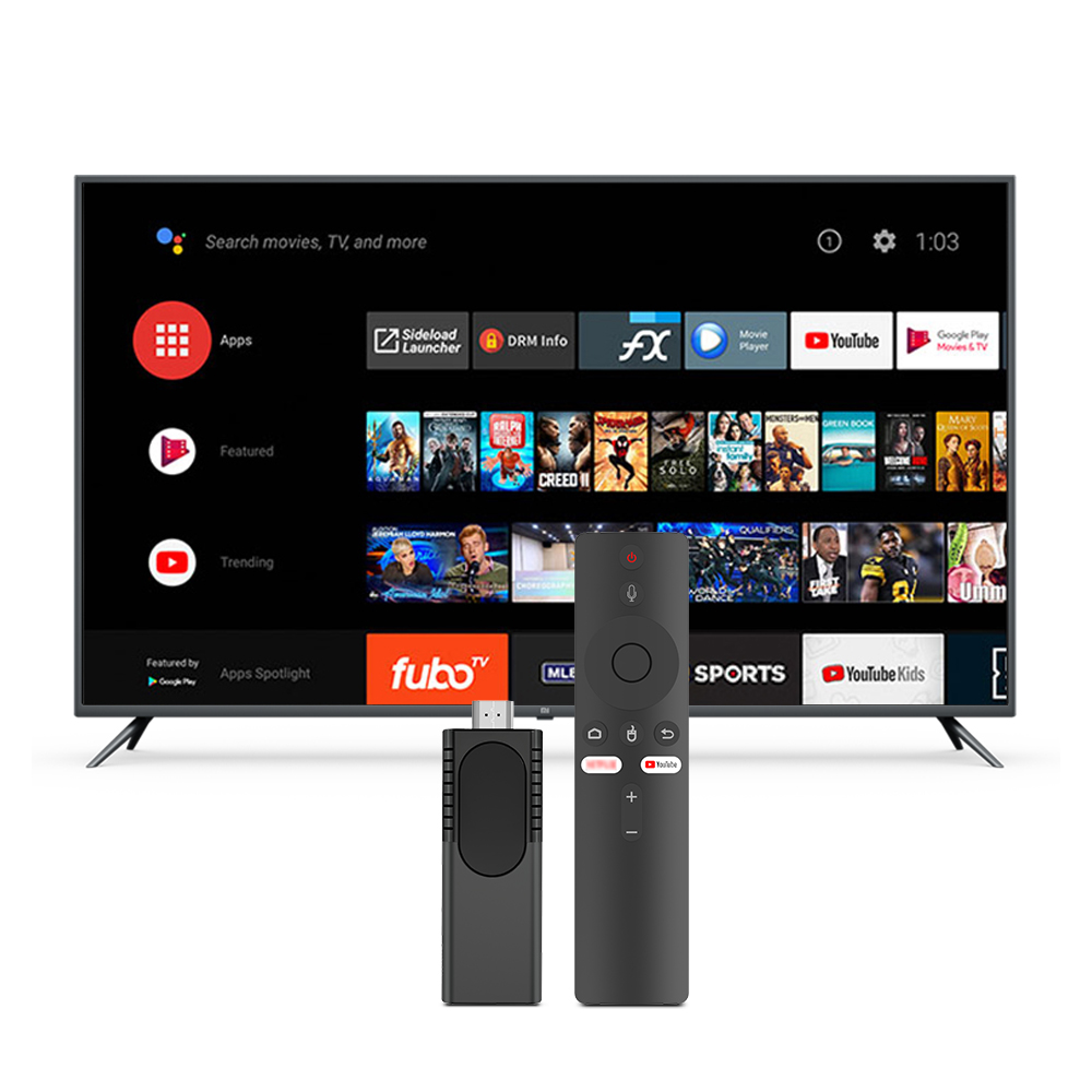 U8 Android TV Stick H313 2GB 8GB 2.4G 5G WiFi Bluetooth 5.0 Voice BT Remote Control Fire TV Stick 4K Androidtv System