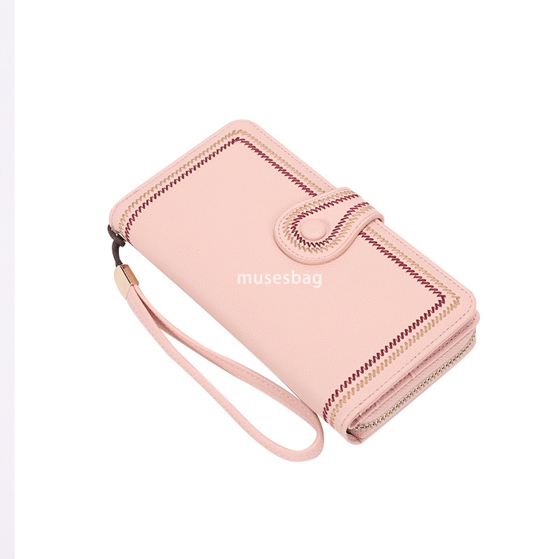 Designer Women's High end New Handbag Soft Face Wallet Zipper Lightweight Multi functional Phone Bag Casual Handbag Key PU Long Zero Wallet