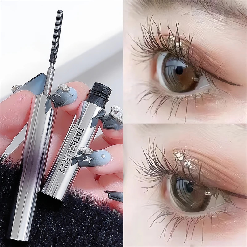 Tiny Tube Mascara Waterproof Non-smudge Spot Natural anent Color Mascara Primer 240701
