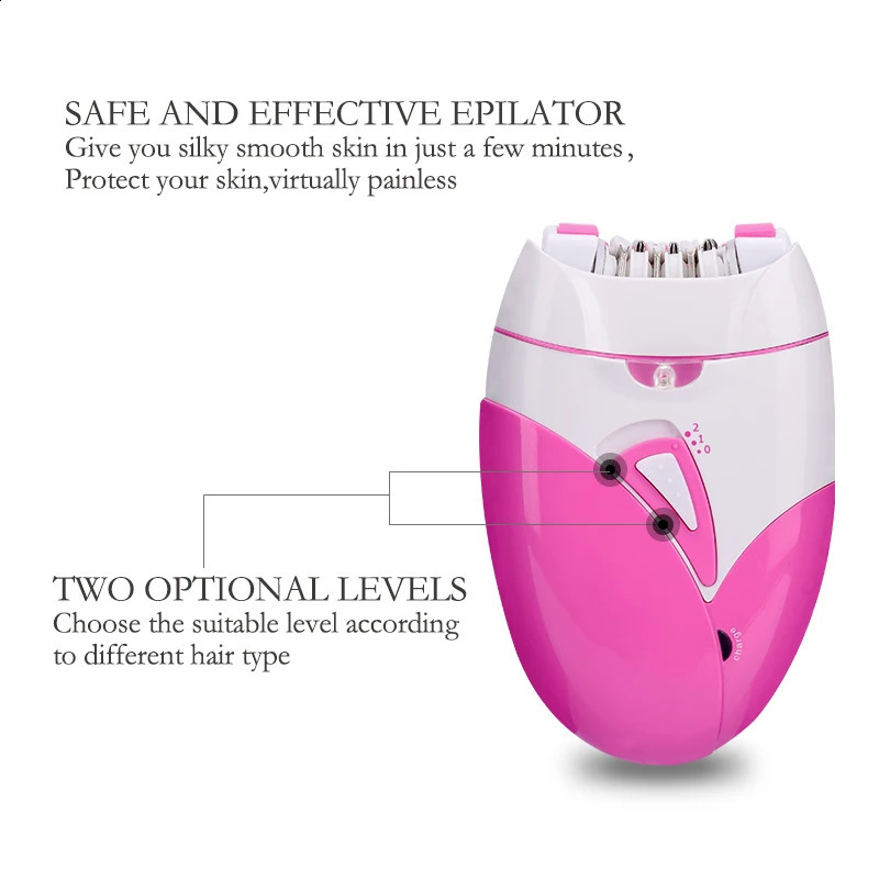 Electric Epilator USB Rechargeable Women Shaver Whole Body Available Painless Depilat Female Machine High Quality 240701