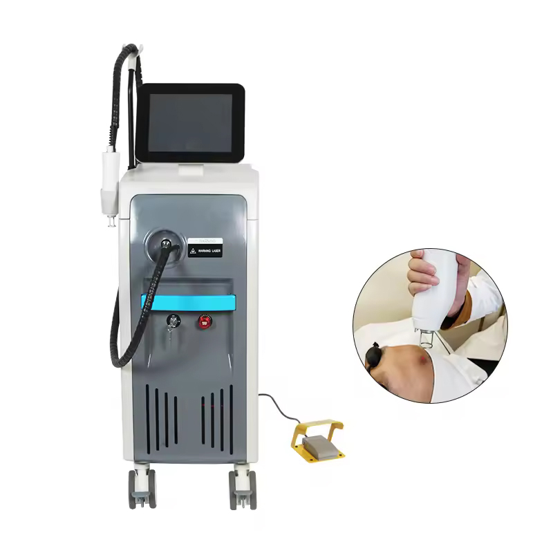2 IN 1 Long Pulse 755nm Alex Laser Hair Removal 1064nm YAG laser Tattoo Removal Beauty Device Acne Treatment Freckle Removal Machine