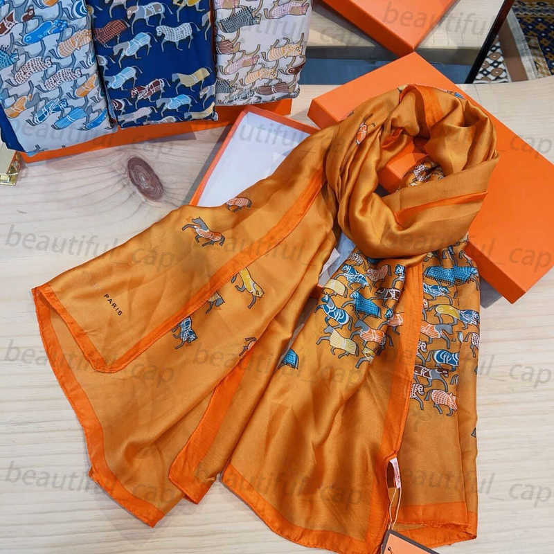 Scarves 180*90 classic designer 17 quality soft style lady scarves Designer women for high spring Scarf Fashion shawl silk go scarf designers