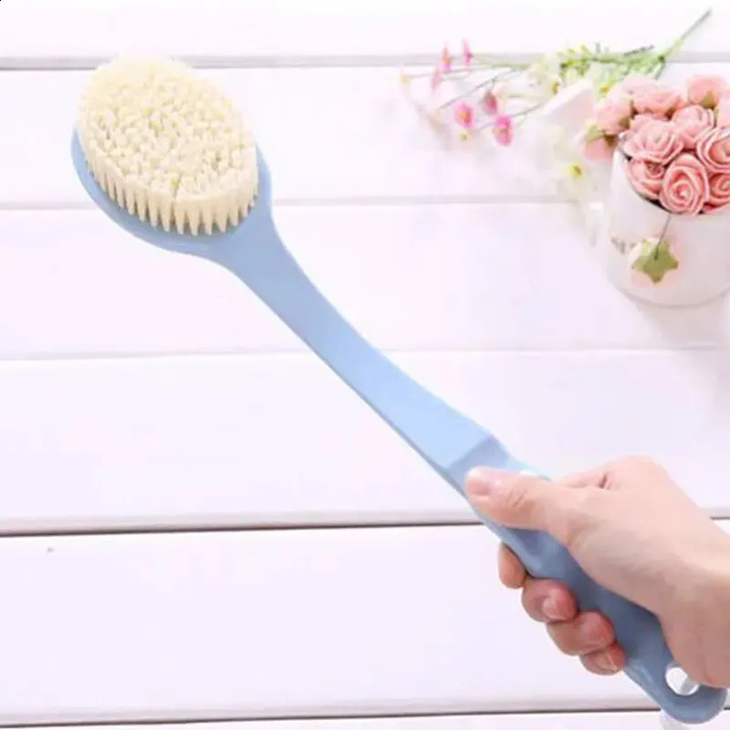 Exfoliation Shower Brush Bath Body Brush Back Use Skin Cleaner Lymphatic Drainage Bath Brush Male Female 240701