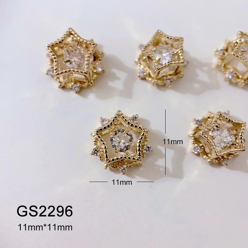 5pcs 3D Beating Heart Rotatable Love Zircon Nail Art Crystals Rhinestones Nails Supplies Valentines Day Nail Decoration Charms 240701