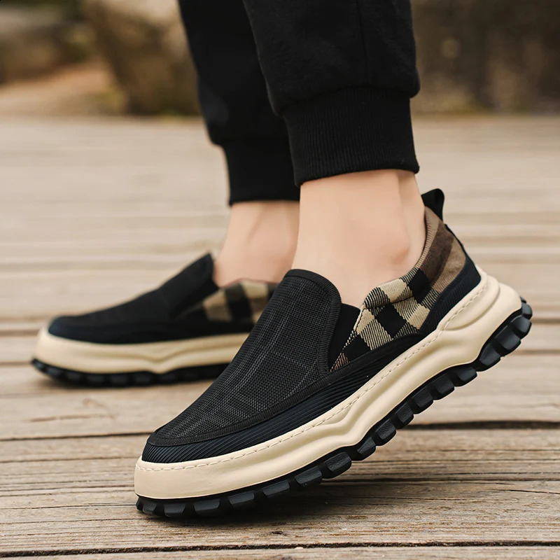 Casual Sneaker Casual Shoes Loafers Platform Sports Shoes Sports and Leisure Skateboard Wear-resistant Ventilate Outdoor 240702