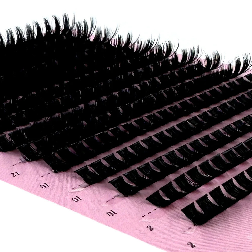 Cluster Eyelash Extension 266Bundles 80D Natural Style Individual Eyelashes Handmade Eyelash Bundles 3D Mink Lashes 240701