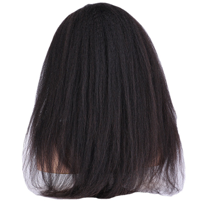 Kinky Straight Wig Full Lace Human Hair Wigs for Black Women 250 Density U Part Wig Yaki Full Lace Wig Lace Front Wigs EverBeauty