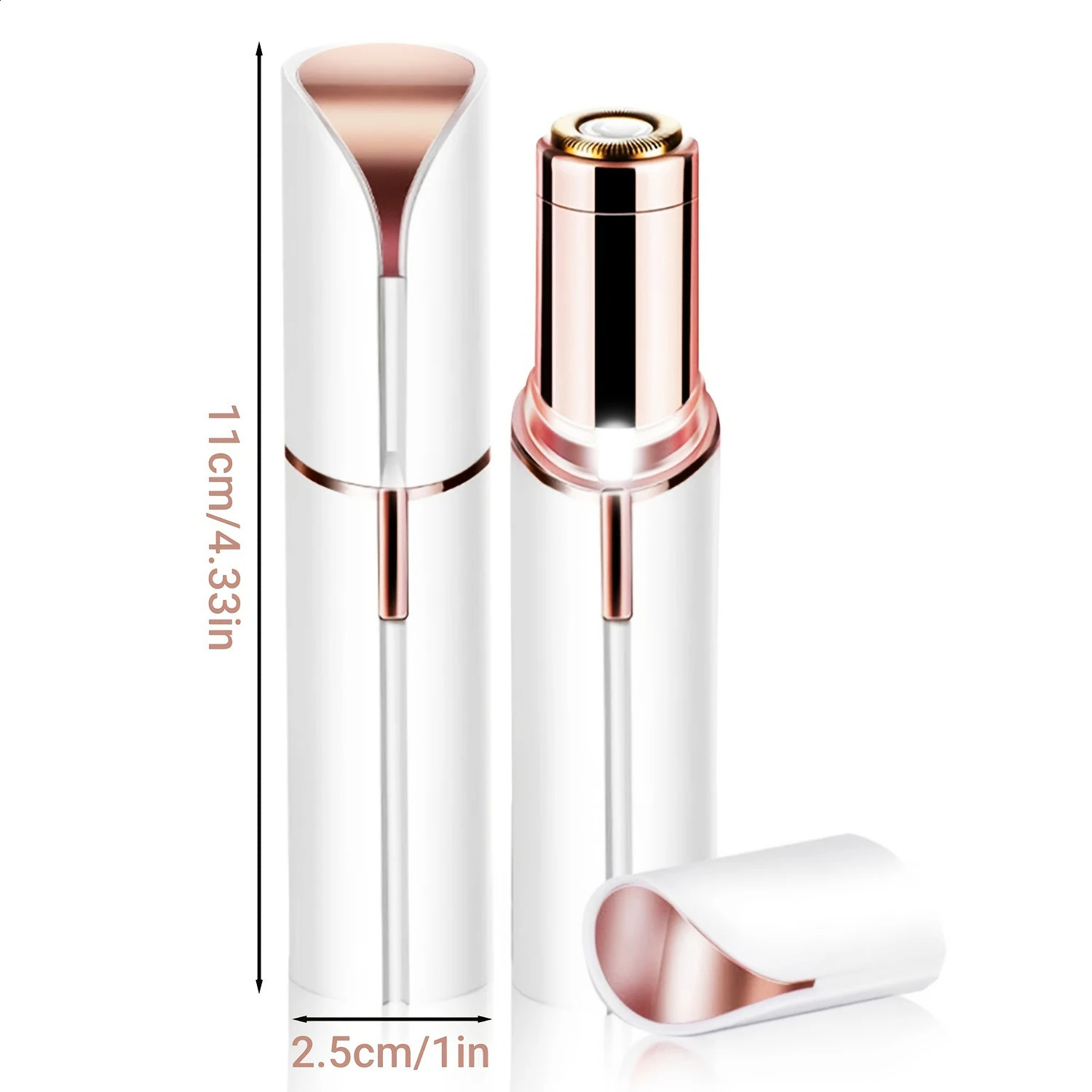 1pc for Women USB Mini Hair r Electric Razor Shaver Portable Painless Bikini Epilator for Lips 240701