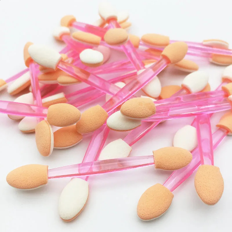 Disposable Eyeshadow Brushes Dual Sided Sponge Nylon Sets Kits Eye Shadow Brushes Makeups For Cosmetic Applicator Makeup 240701