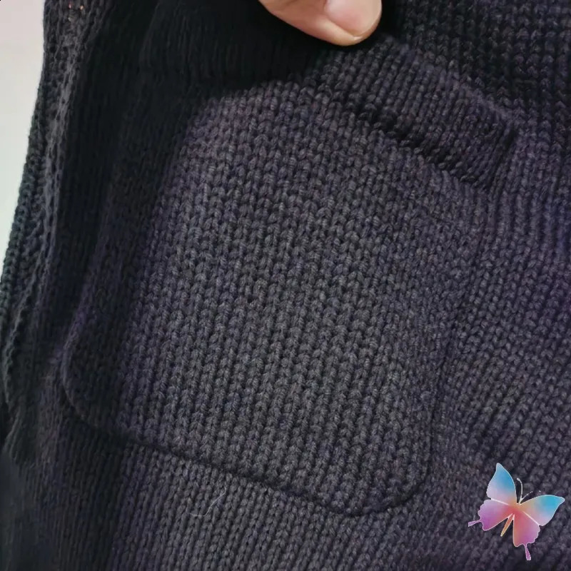 Street Scroll Print Askyurself shorts hip-hop casual black pants mens and womens Cleanfit ASK brushed knit shorts 240701