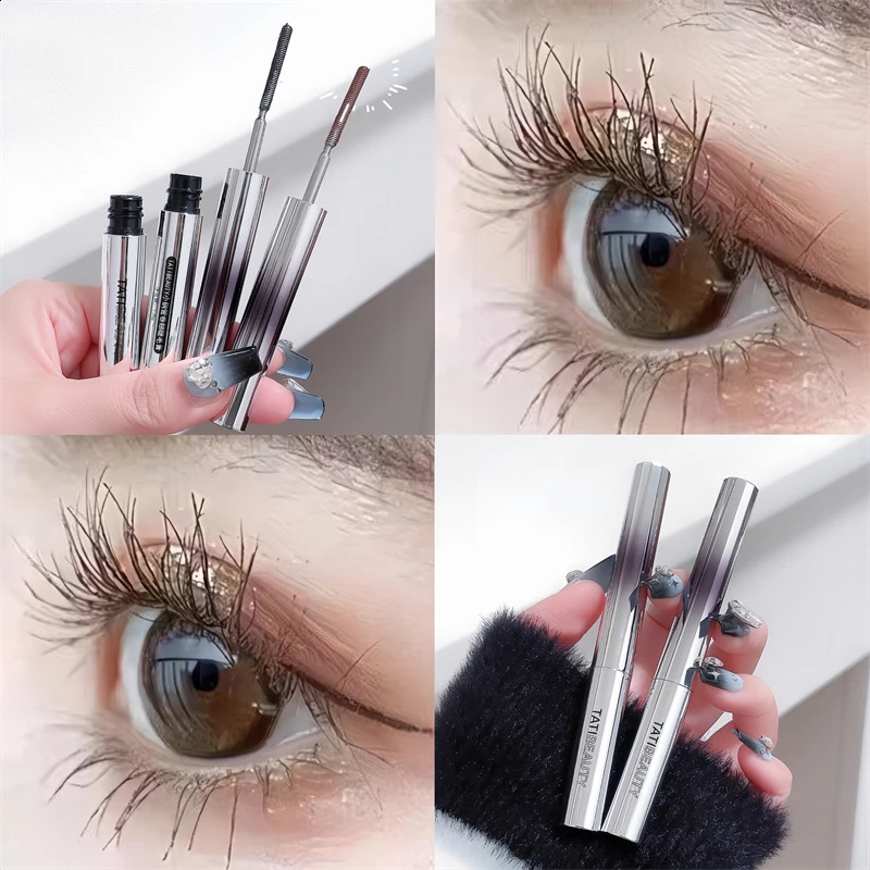 Tiny Tube Mascara Waterproof Non-smudge Spot Natural anent Color Mascara Primer 240709