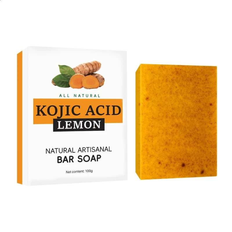 Turmeric Soap Bar for Face Body Tumeric Soap Smooth Skin Cleansing Natural Handmade Soap Skin Formula Soap For Women 240701
