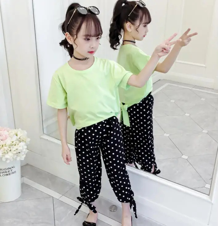 Summer Girls Clothing Sets Children Short Sleeve T-shirt TopsCartoon Poker Skirts Kids Suits Girl Outfits 5 s 240701