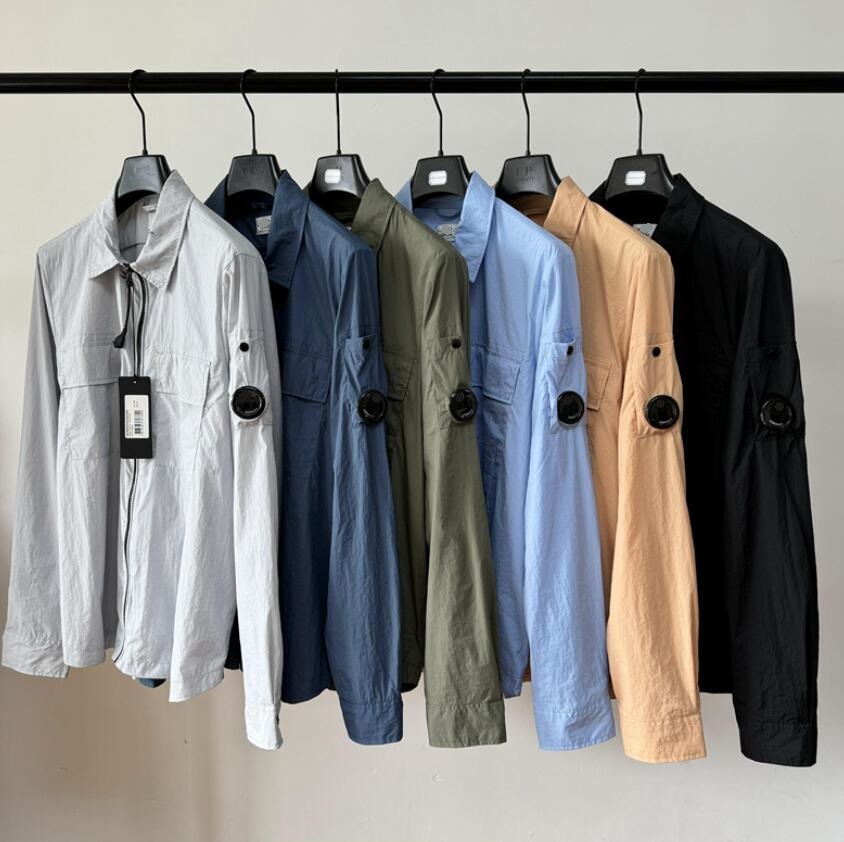 Dyed Goggle Jacket Casual Nylon Men Windbreak Jacket Hoodies Outdoor Tracksuit Jogging Coat