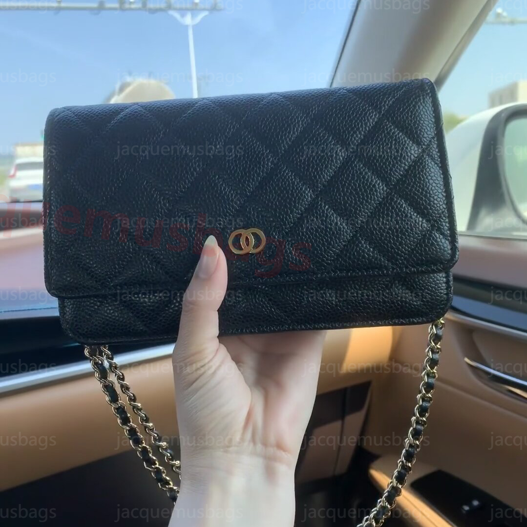 Designer Shoulder Chain Bag Top Famous Brand Bags Fashion Woc Shoulder Bas Nessager Envelope Postman Handbag Purse Sheepskin Women's Evening Bags