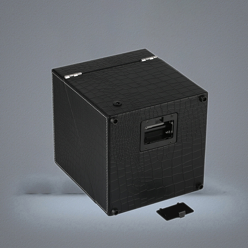 Black Automatic Watch Winder USUKAUEU Plug Adapter Mechanical Self Winding Box Double Motor Shaker Holders New Arrival