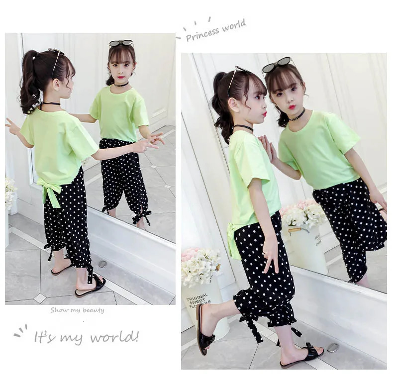 Summer Girls Clothing Sets Children Short Sleeve T-shirt TopsCartoon Poker Skirts Kids Suits Girl Outfits 5 s 240701