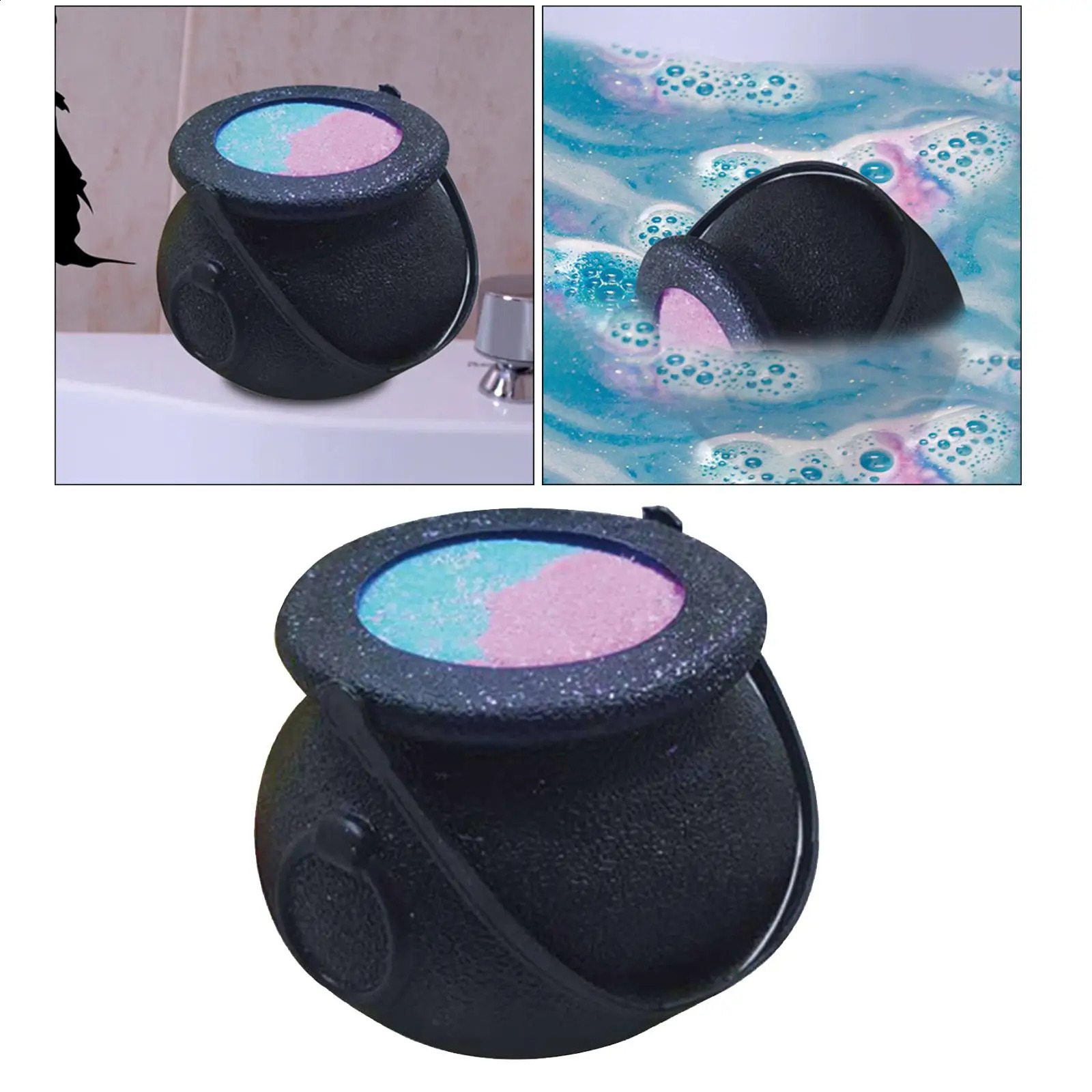 6X 1Pcs Bath Bombs Witch Jar Sea Salt Gift for Girlfriend Women Christmas 240701