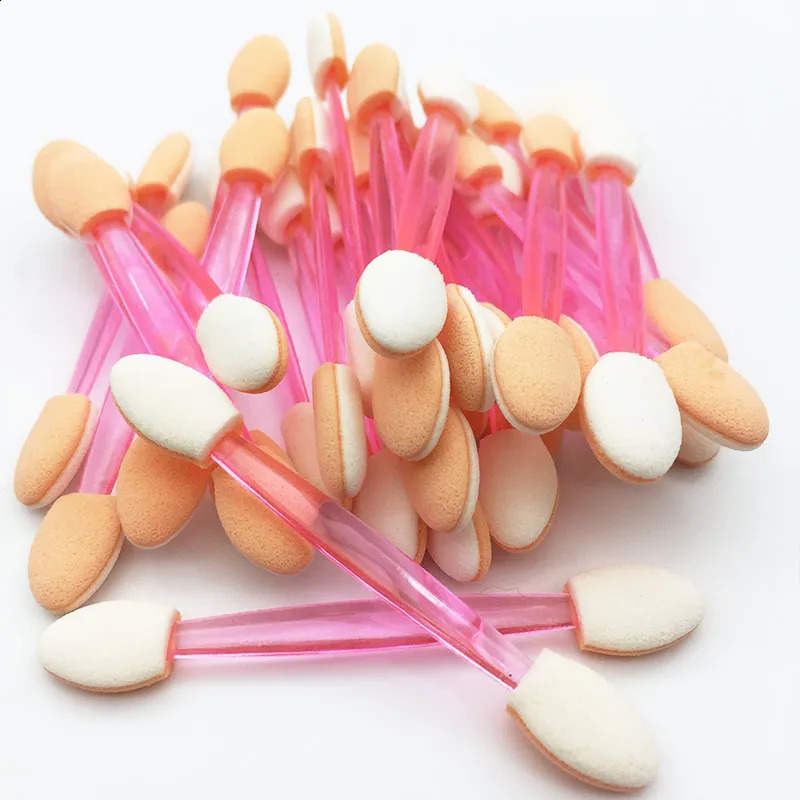 Disposable Eyeshadow Brushes Dual Sided Sponge Nylon Sets Kits Eye Shadow Brushes Makeups For Cosmetic Applicator Makeup 240701