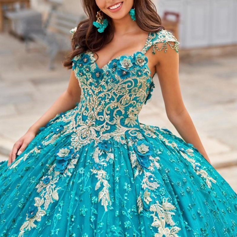 Green Shiny Princess Purple Quinceanera Dresses Off the Shoulder Ball Sweet 16 Dress Beads Appliques Lace 15th Party Gown