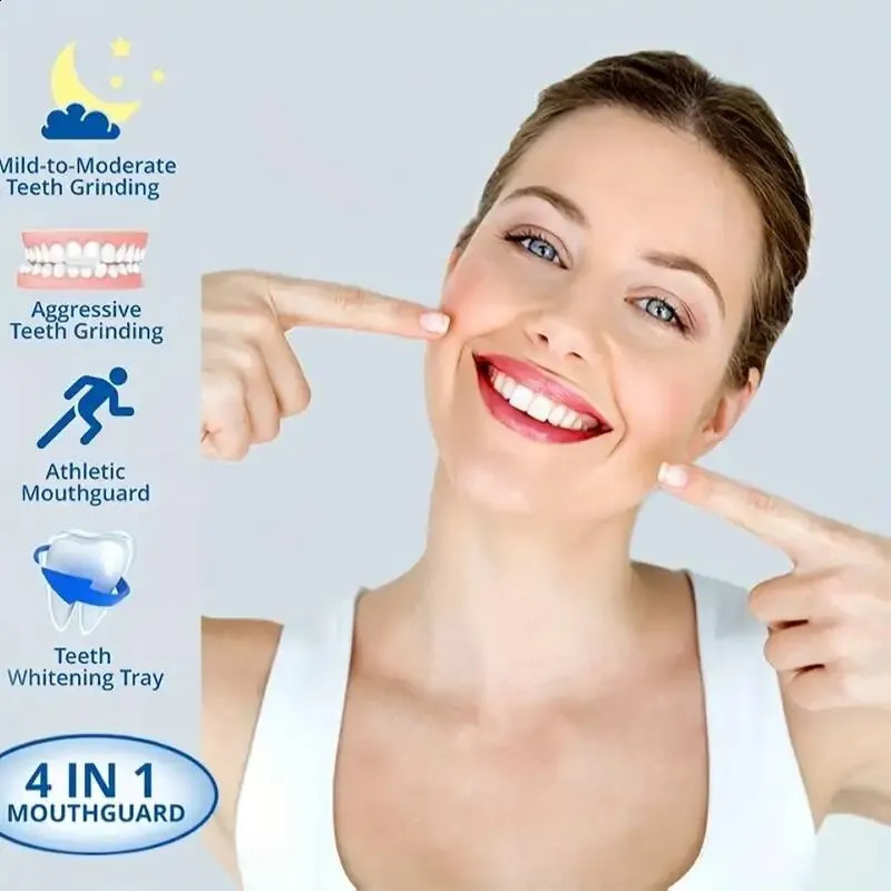 7pcs Dental Cold Light Gel Beautiful Tooth Denture Self-made Heat Curing Heat Forming Sleeve with Box Tooth r 240701