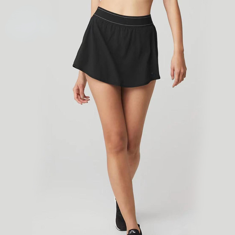 Ladies' yoga dress, comfortable, nude, anti-glare, tennis quick-drying, breathable, loose and casual yoga sports dress