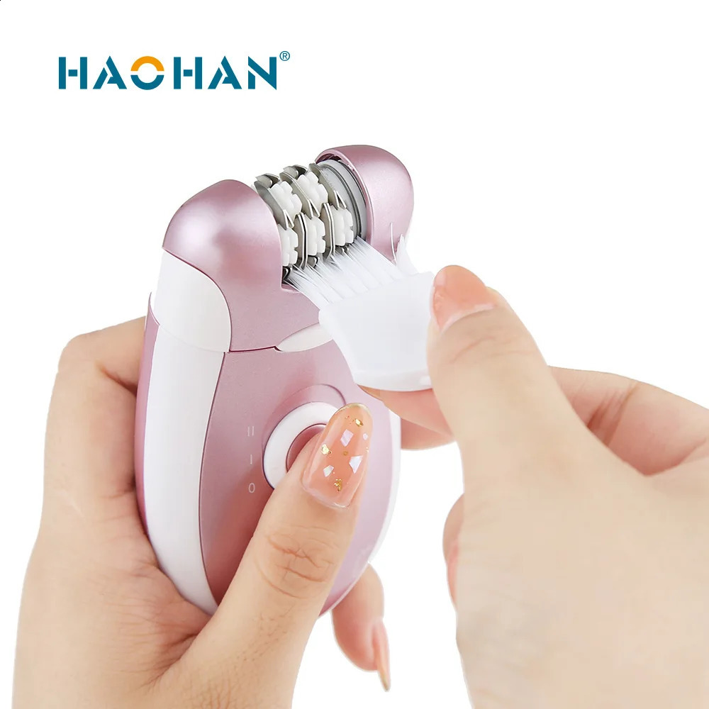 Rechargeable Lady Mini Painless Epilator 2 in 1 Depilation Leg Shaving Washable Head Beauty Care 240701