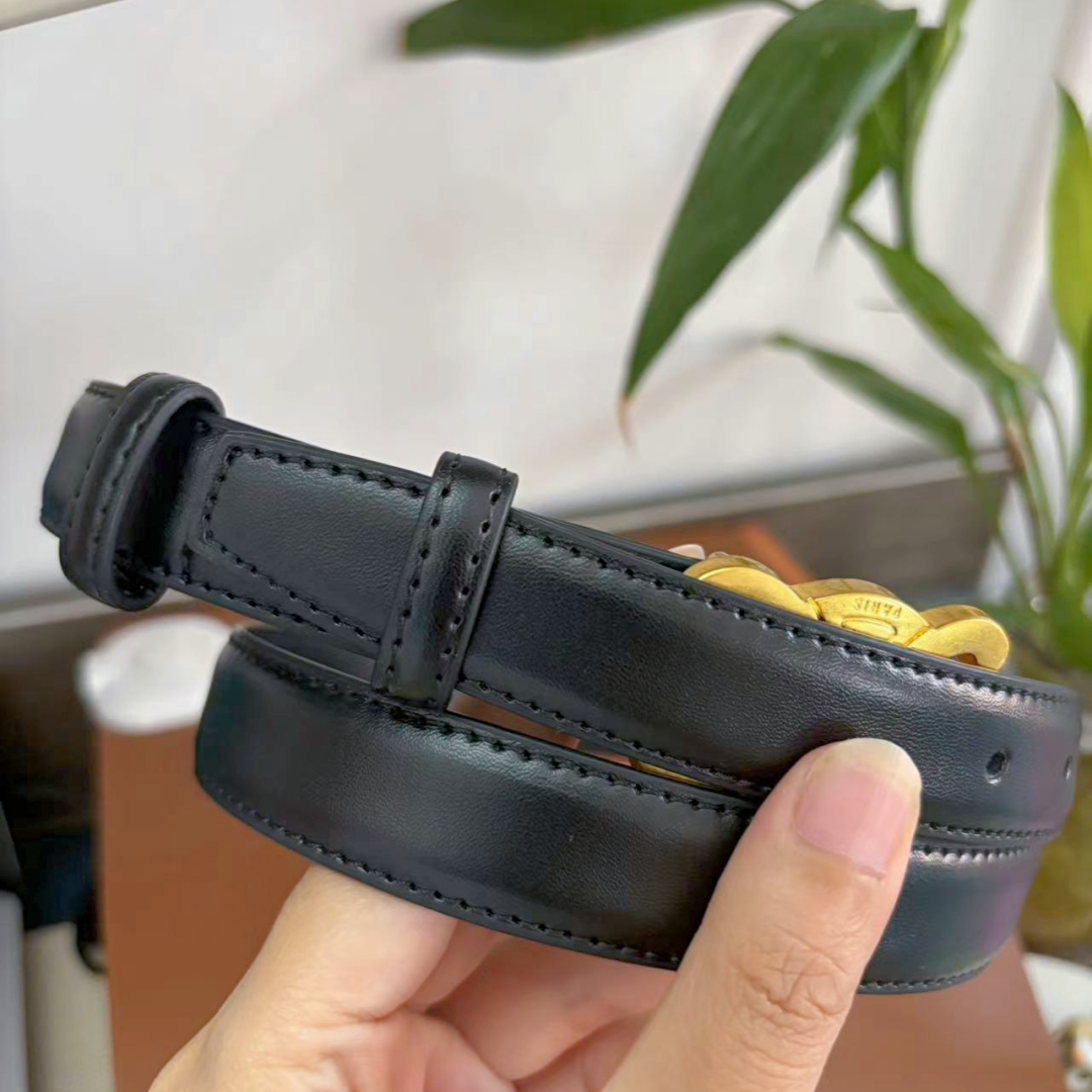 fashionable and trendy celebrity single item belt with black, white, and brown colors, available in three sizes of 95-115cm.Versatile for daily life