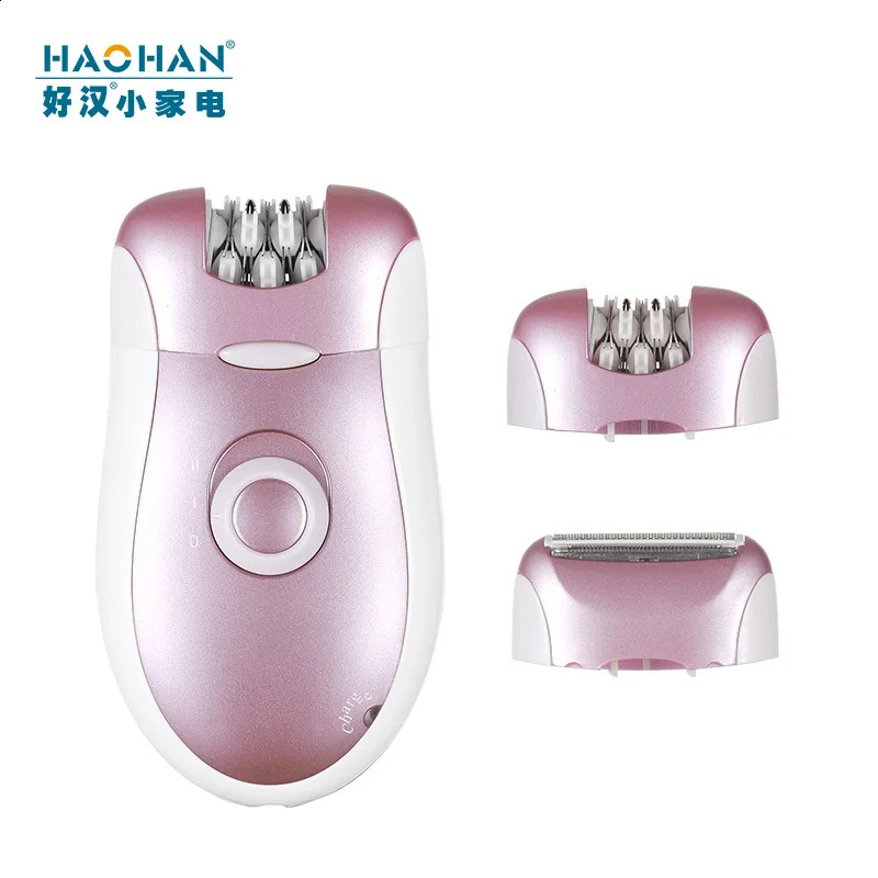 Rechargeable Lady Mini Painless Epilator 2 in 1 Depilation Leg Shaving Washable Head Beauty Care 240701