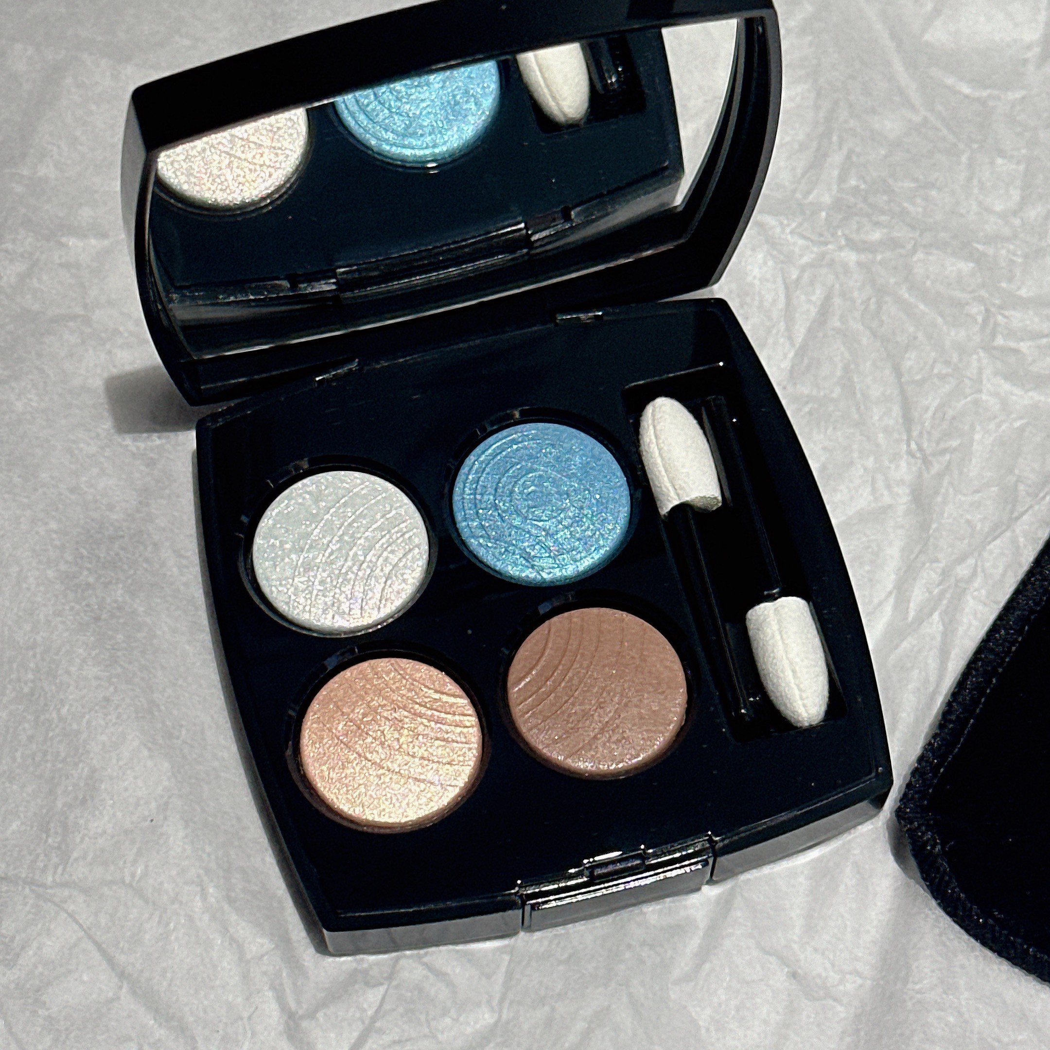 4 Colors 78# RIVAGE 88# CORAL TREASURE Long Lasting Makeup Eyeshadow Glitter Highlighter Eye Cosmetics Palette