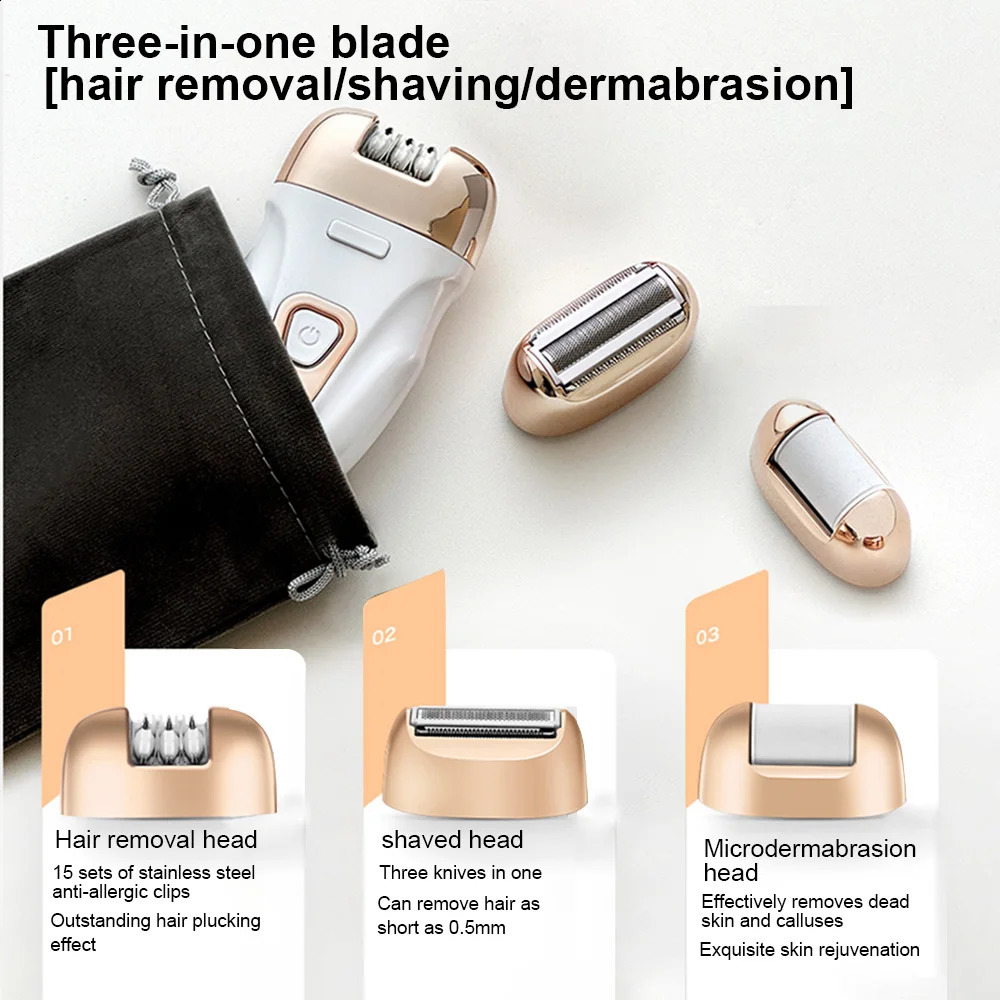 3 in 1 Electric Hair r Multifunctional Shaving Skin Grinding 240701