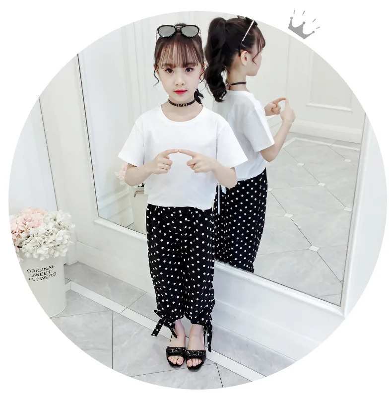 Summer Girls Clothing Sets Children Short Sleeve T-shirt TopsCartoon Poker Skirts Kids Suits Girl Outfits 5 s 240701