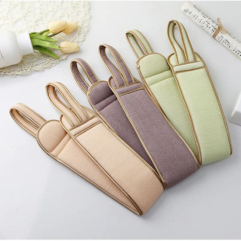 3Pcs/Set Body Cleaning Washcloth Soft Brush Home el Bathroom Shower Ball Back Scrubber Set Exfoliating Skin Towel Bath Gloves 240701