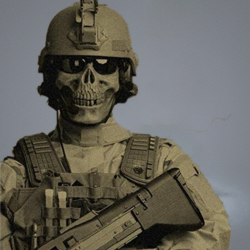 Mask Carnival Gift Scary Skull Skeleton Paintball Lower Half Face face mask warriors Protective Mask For Halloween Party Masks4922800