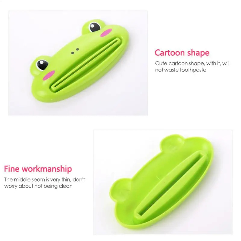 Cartoon Multifunctional Extruder Cartoon Toothpaste Dispenser Rolling Extrusion Dispenser Shampoo Press Toothpaste Holder 240701
