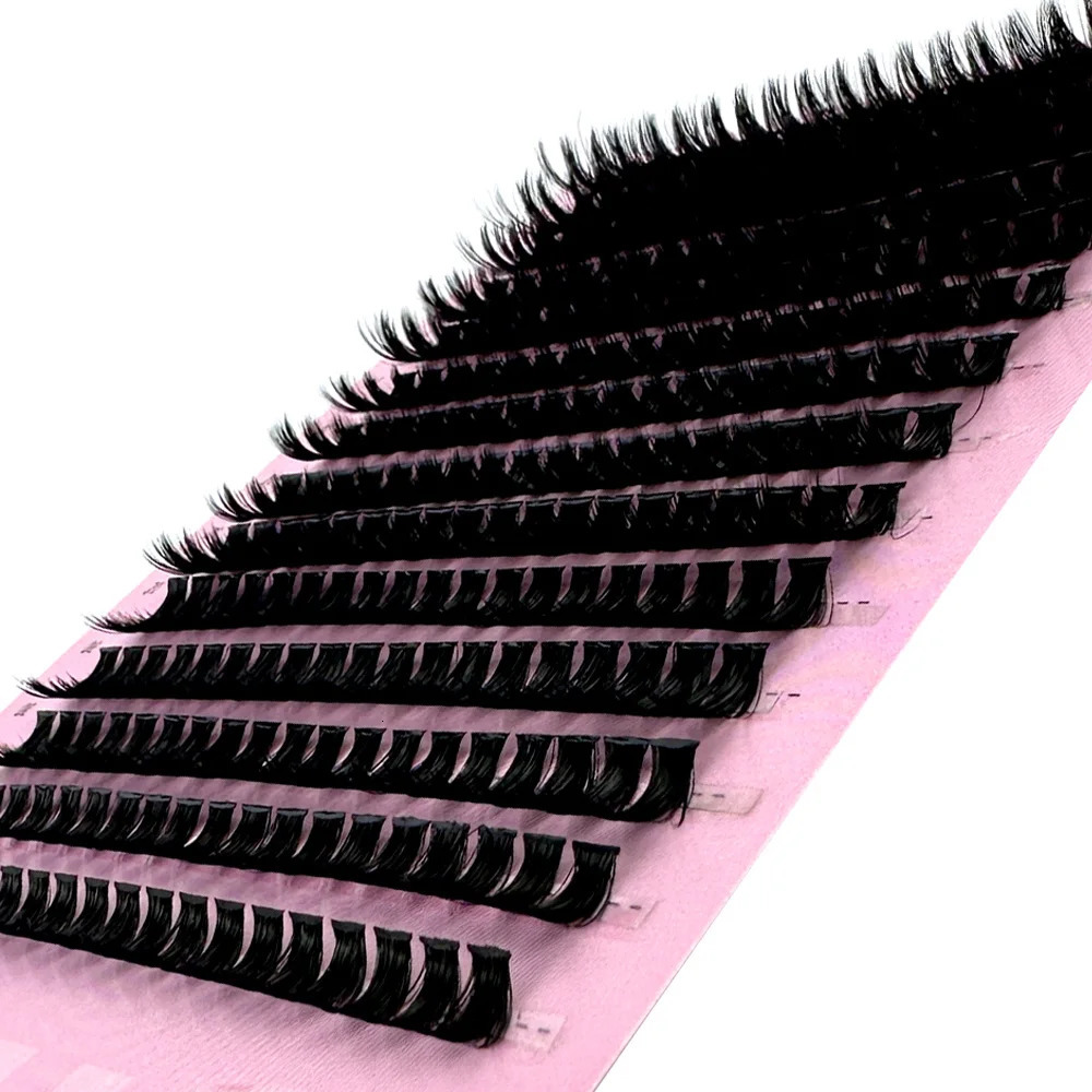 Cluster Eyelash Extension 266Bundles 80D Natural Style Individual Eyelashes Handmade Eyelash Bundles 3D Mink Lashes 240701